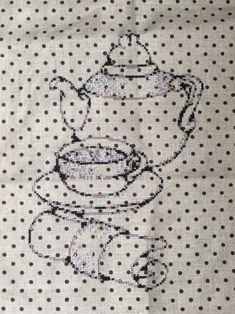 Teapot Stitched by Diane