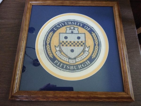 Cross Stitched University of Pittsburgh