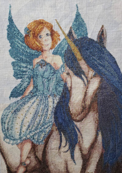 Blue Unicorn Fairy