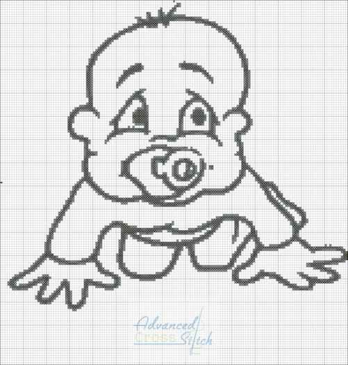 Baby Crawling Outline