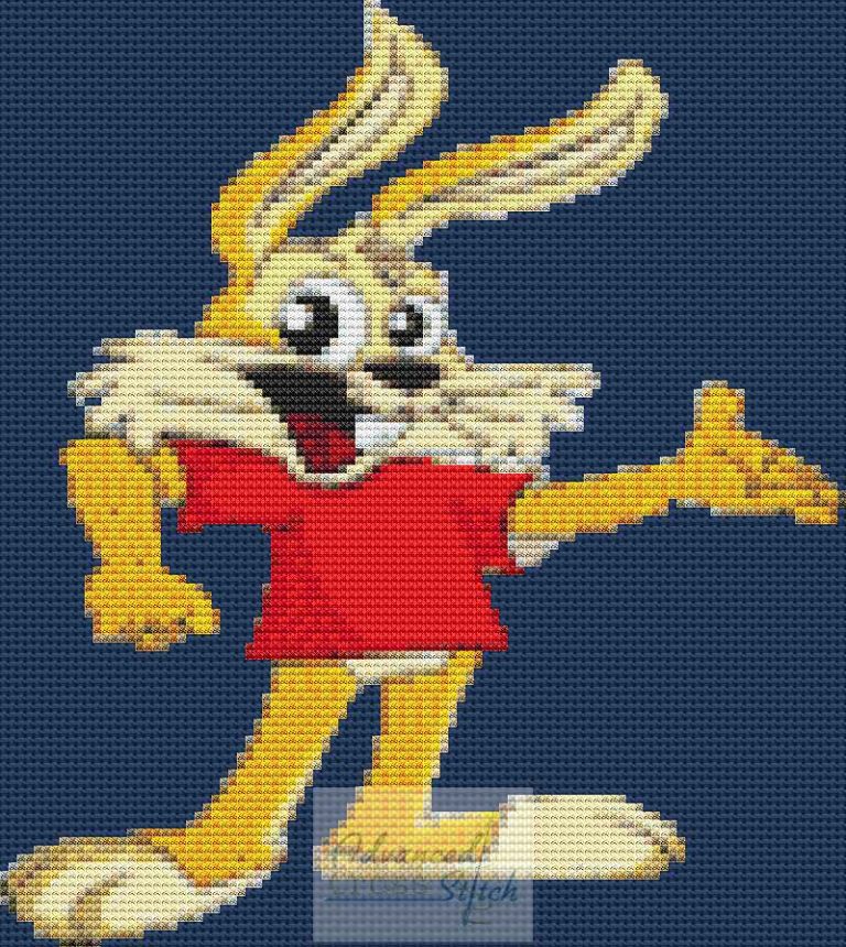 Rabbit Cross Stitch Chart | Advanced Cross Stitch