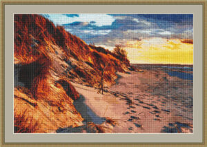 Sunset Dune Cross Stitch