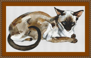 Siamese Cat Mockup